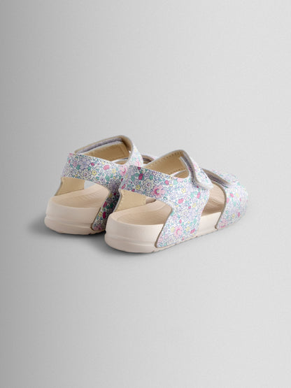 JoJo Maman Bébé Yellow Floral Summer Sandal image 2