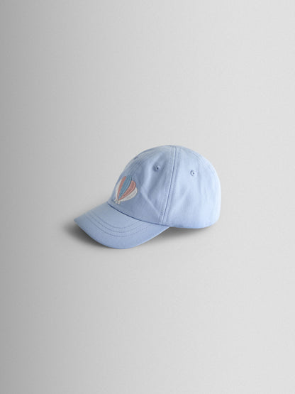 JoJo Maman Bébé Blue Shell Embroidered Cap image 2