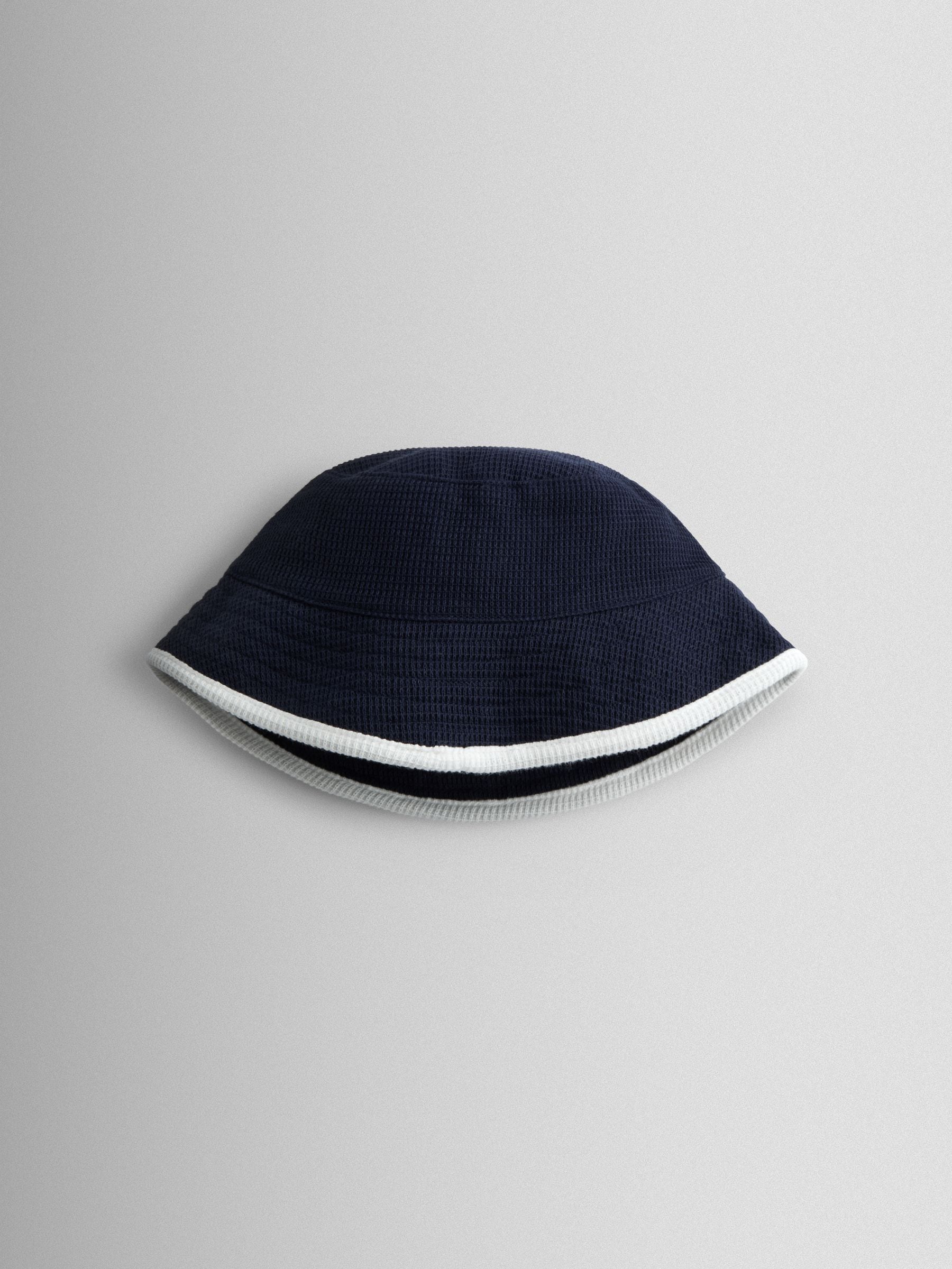 JoJo Maman Bébé Navy Blue Bucket Hat image 2