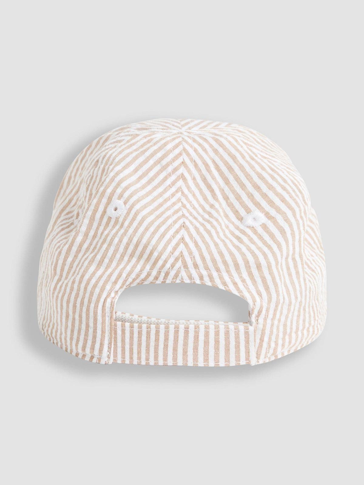 JoJo Maman Bébé Natural Cherry Embroidered Cap image 2