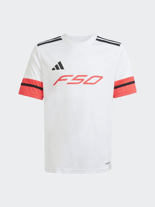 Disney Kidz - adidas White F50 Jersey Short Sleeve T-Shirt image 1
