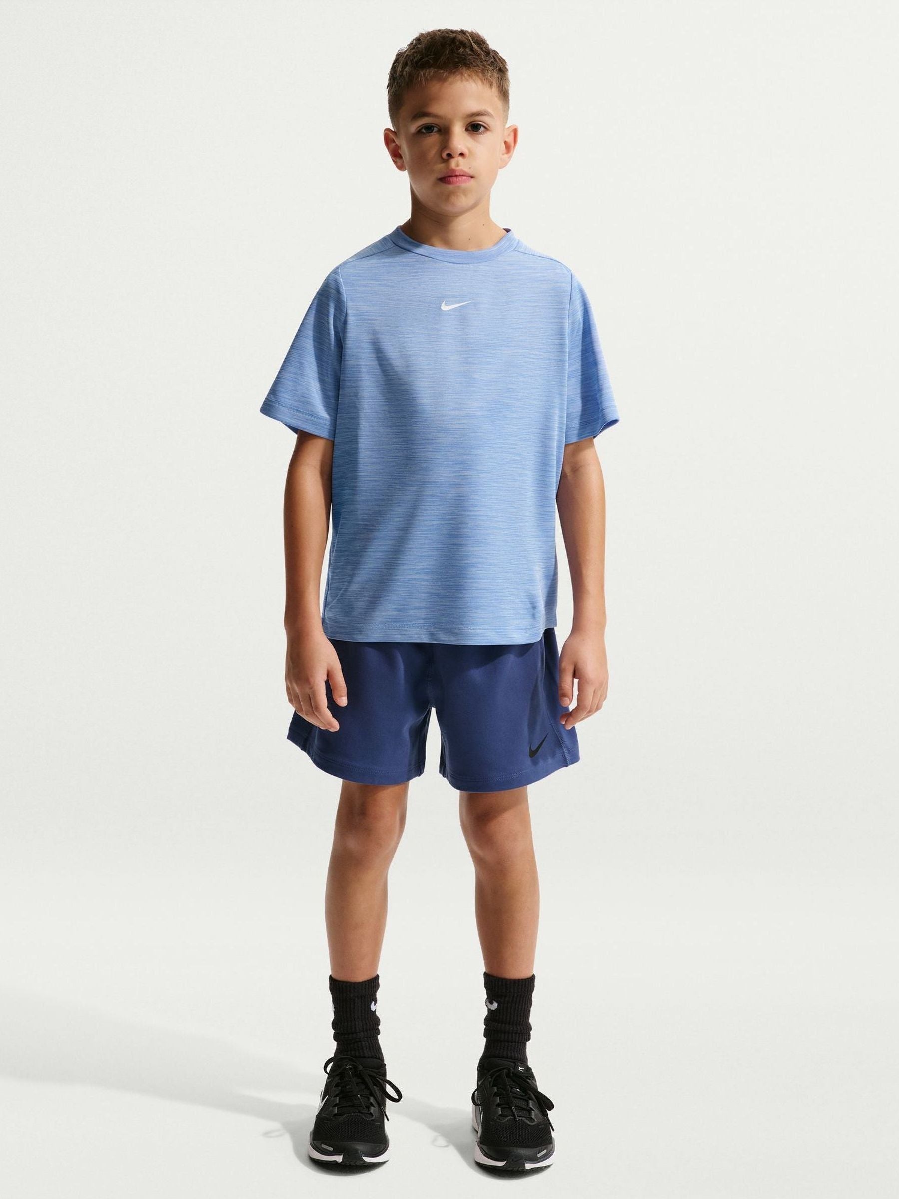 Dsiney Kidz - Nike Hydrogen Blue Multi Dri-FIT Short Sleeve T-Shirt image 1