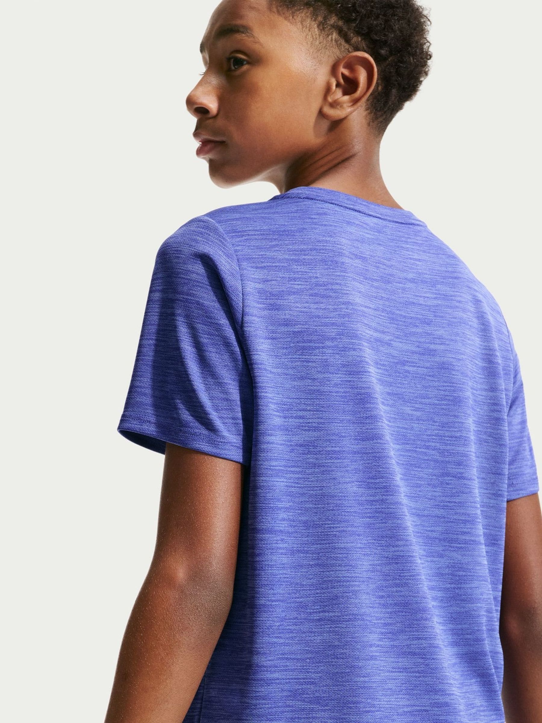 Dsiney Kidz - Nike Lapis Blue Miler Dri-FIT Short Sleeve T-Shirt image 5