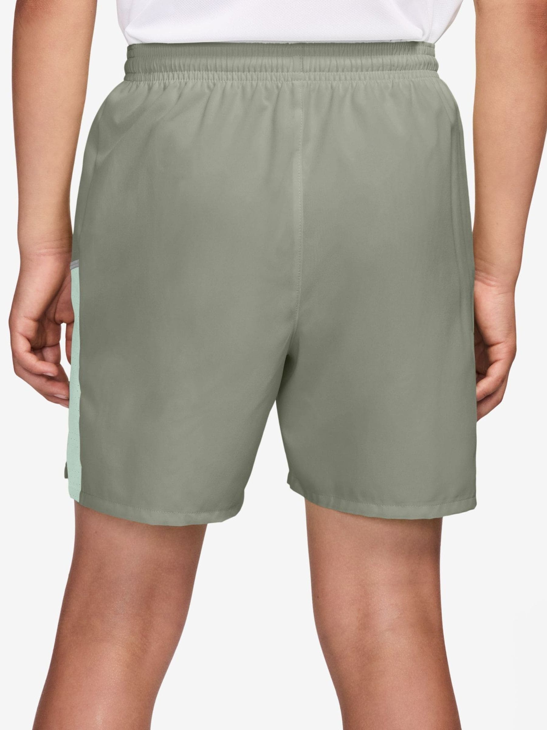 Dsiney Kidz - Nike Spruce Fog Grey Miler Dri-FIT Training Shorts image 2