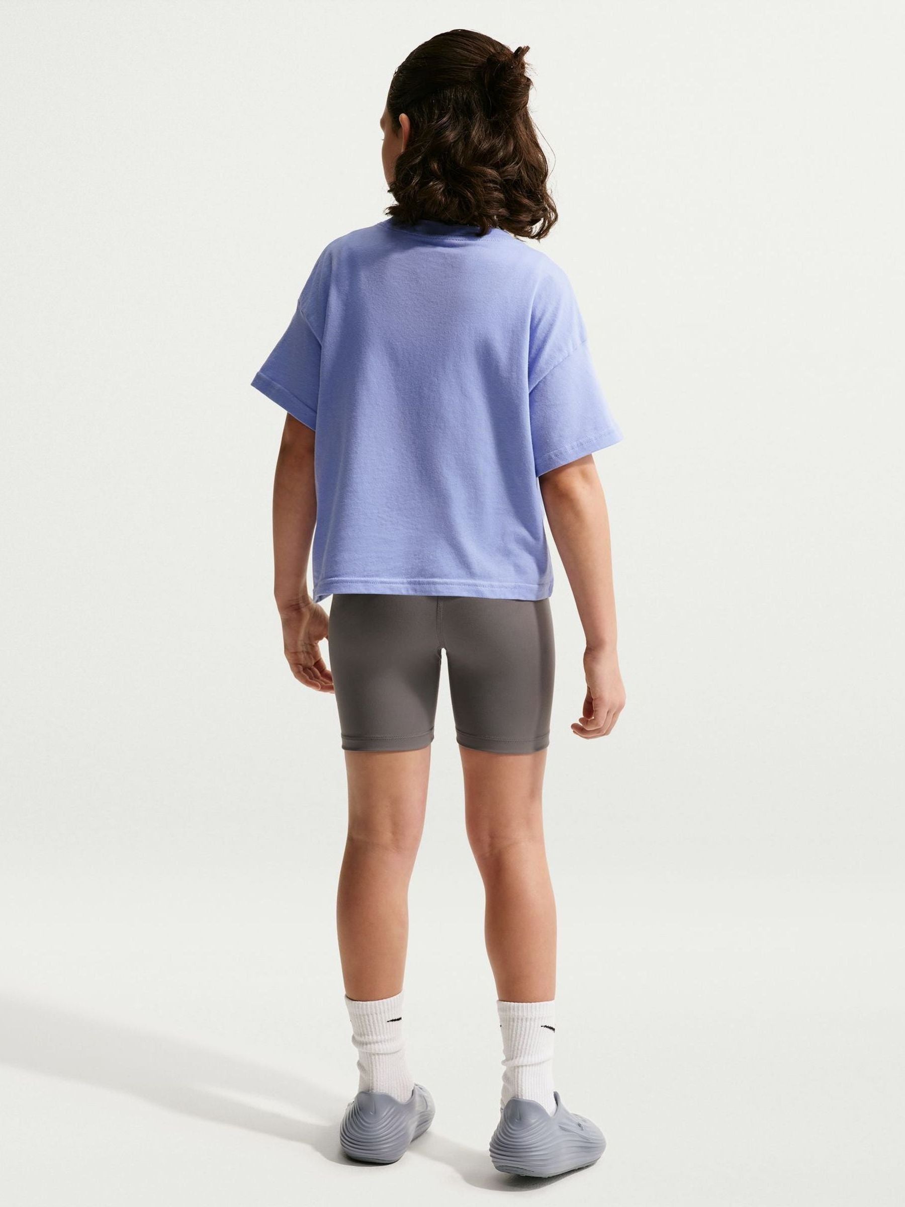 Dsiney Kidz - Nike Purple Sportswear Boxy T-Shirt image 2