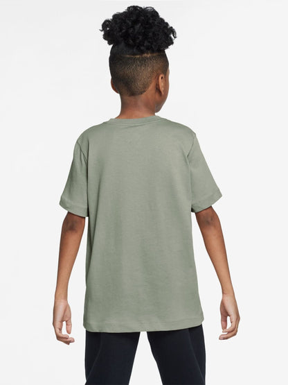 Dsiney Kidz - Nike Spruce Fog Grey Short Sleeve Club T-Shirt image 2