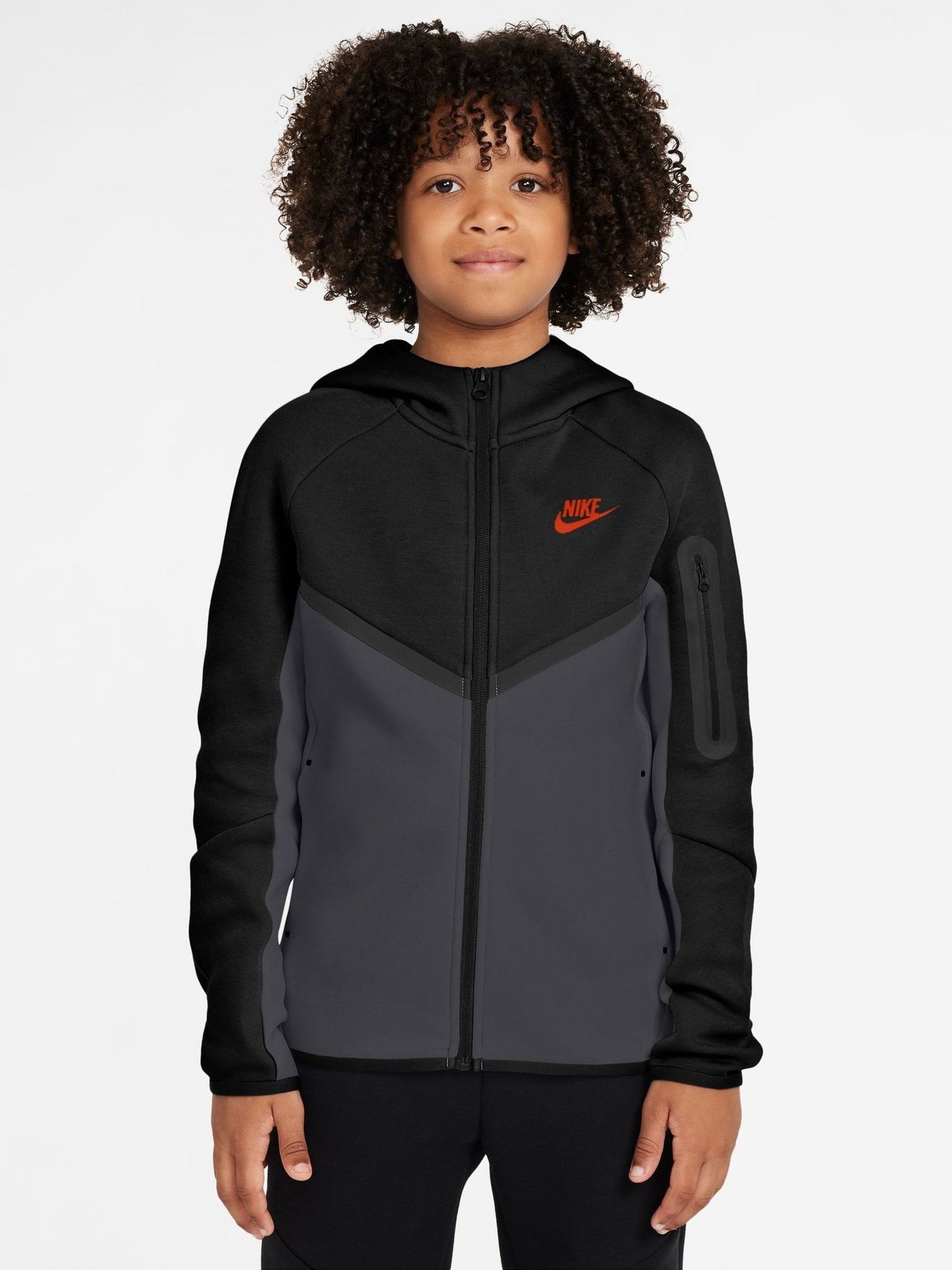 Dsiney Kidz - Nike Black Tech Fleece Zip Through Hoodie image 1