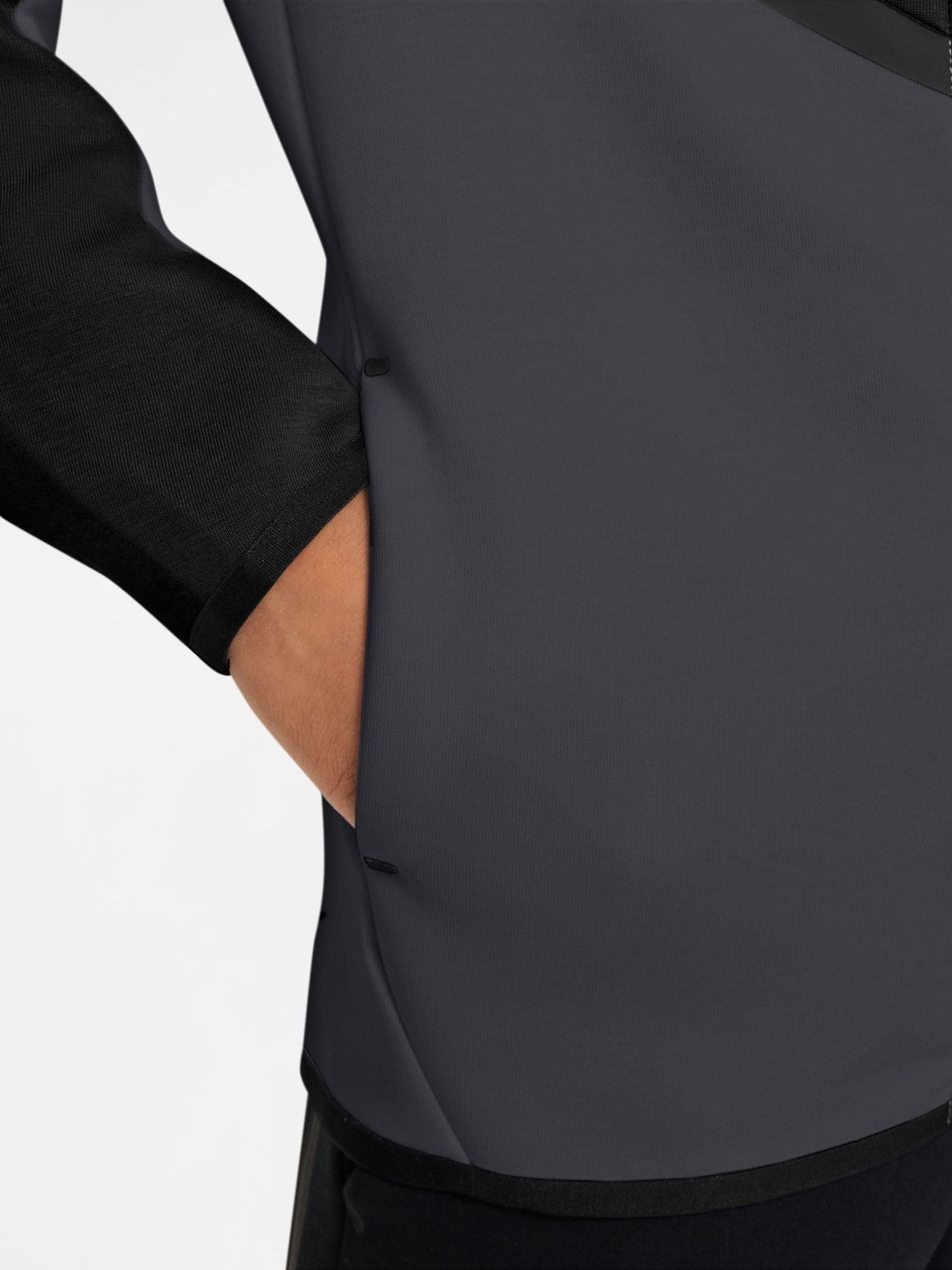 Dsiney Kidz - Nike Black Tech Fleece Zip Through Hoodie image 3