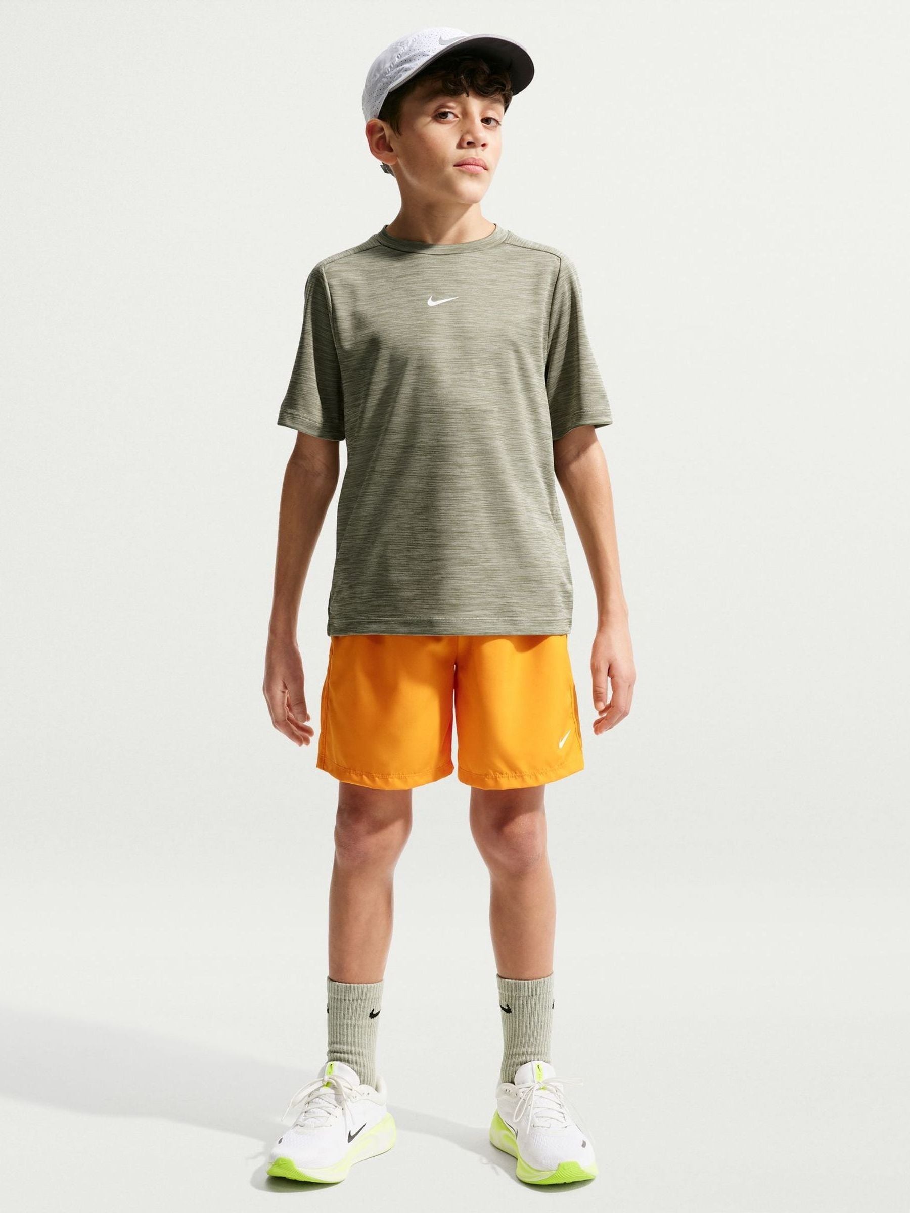 Dsiney Kidz - Nike Spruce Fog Grey Multi Dri-FIT Short Sleeve T-Shirt image 1