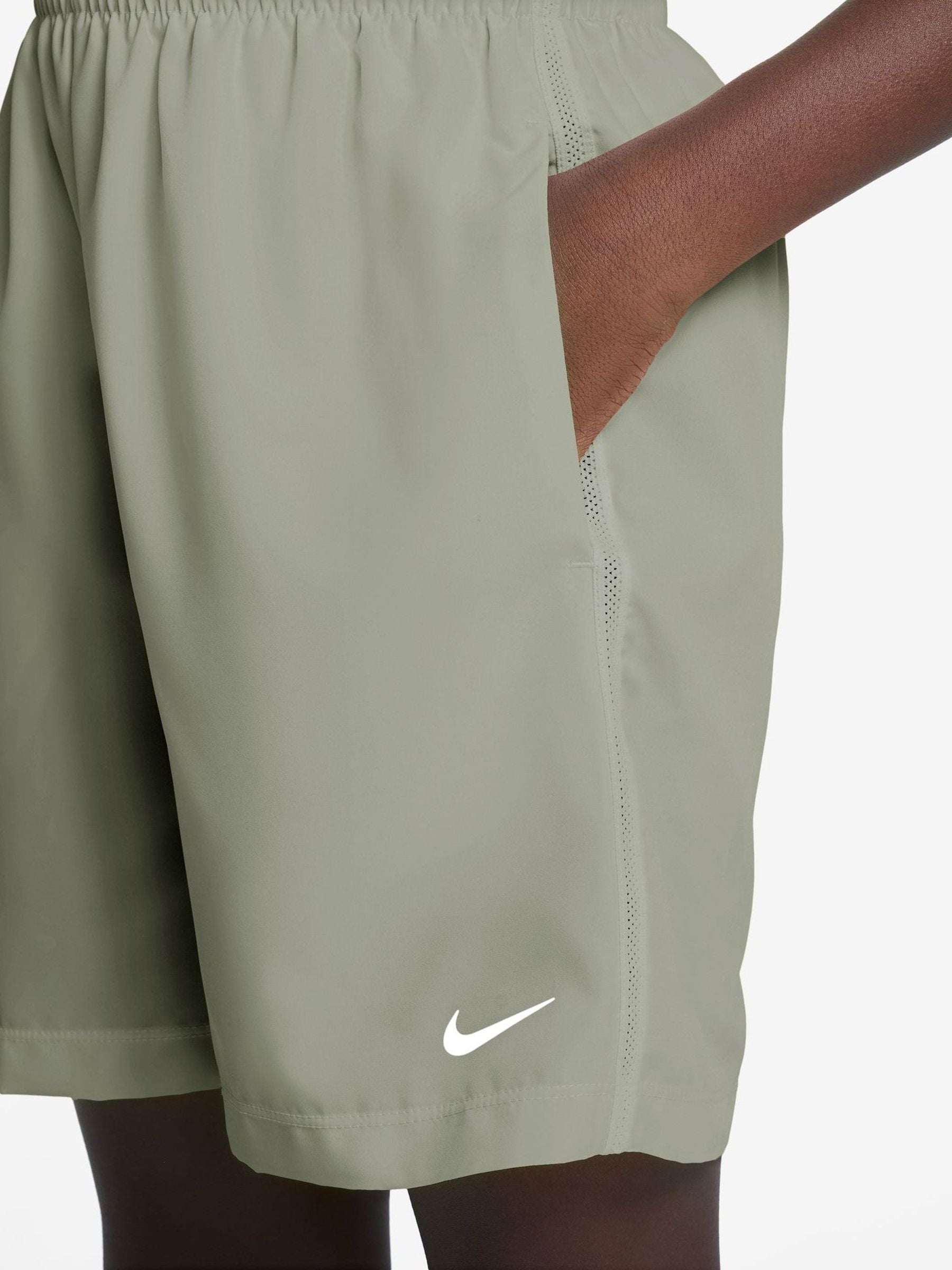 Dsiney Kidz - Nike Spruce Fog Grey Dri-FIT Multi Training Shorts image 4