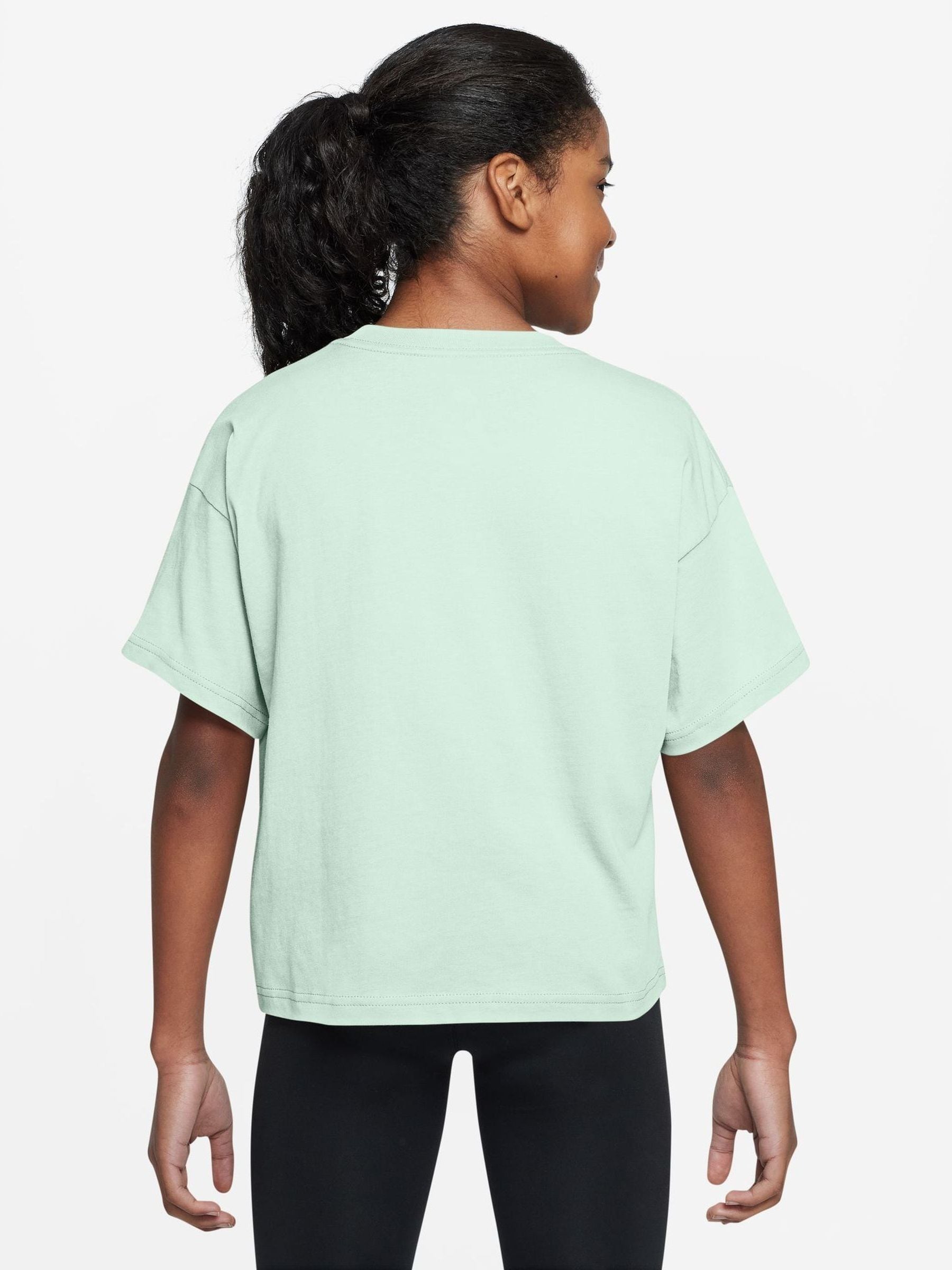 Dsiney Kidz - Nike Barely Green Sportswear Boxy T-Shirt image 3