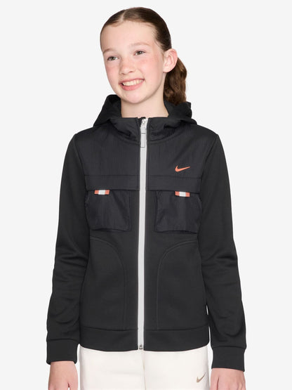 Dsiney Kidz - Nike Black Chrome City Utility Full Zip Hoodie image 1
