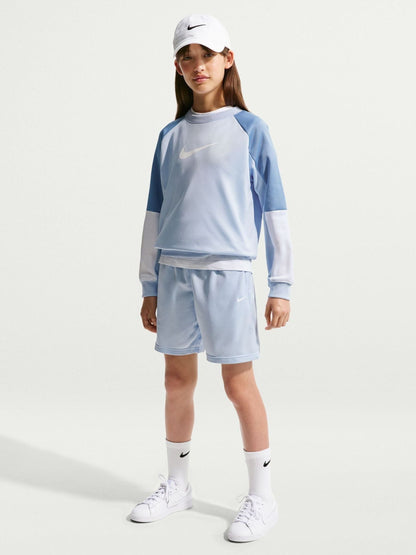 Dsiney Kidz - Nike Hydrogen Blue Crew and Shorts Tracksuit image 1