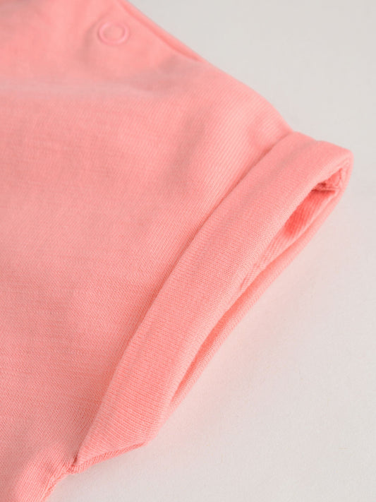 Pink Short Sleeve Baby Top and Short Set 2 Piece (0mths-2yrs) image 3