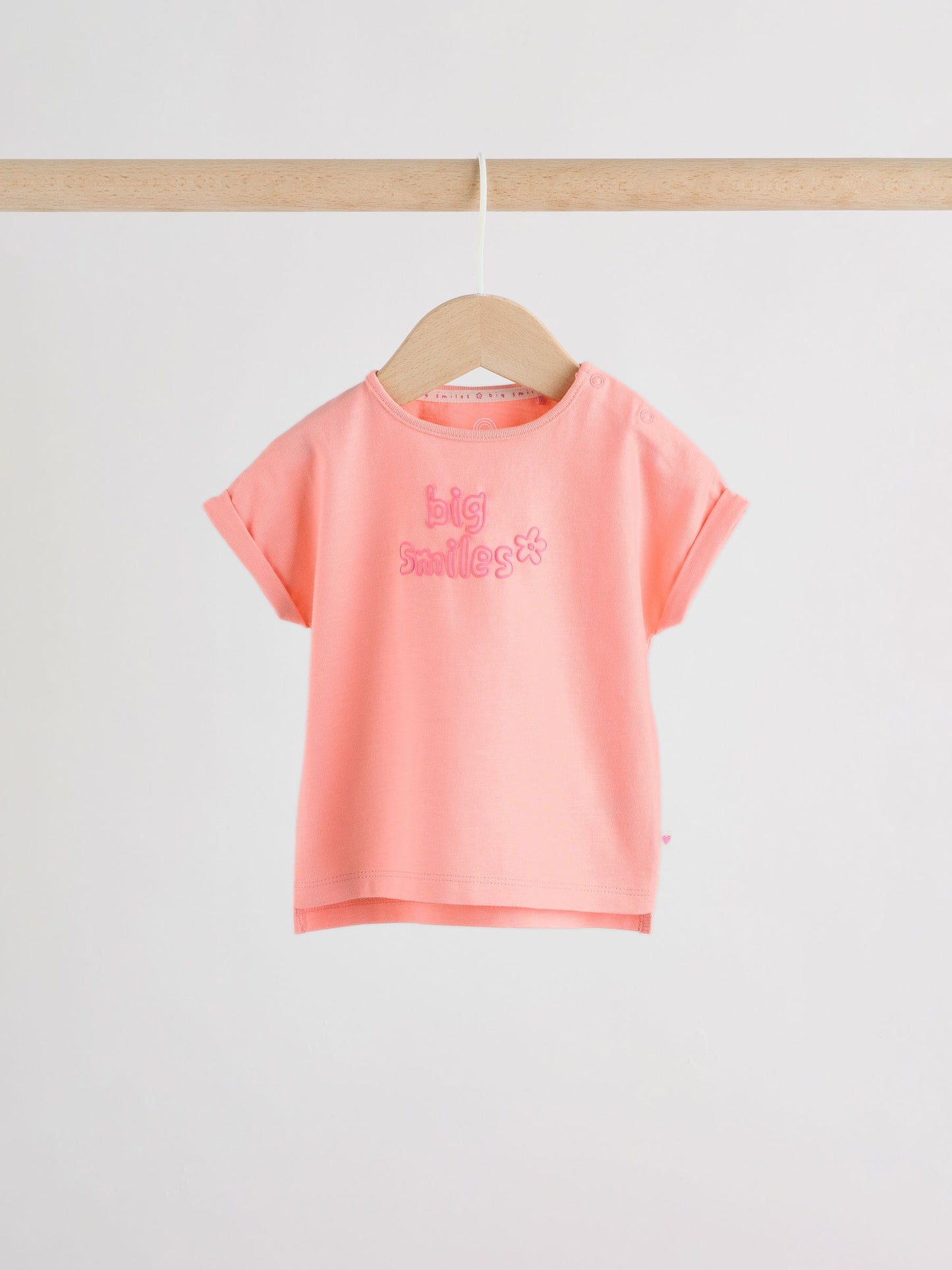 Pink Short Sleeve Baby Top and Short Set 2 Piece (0mths-2yrs) image 2