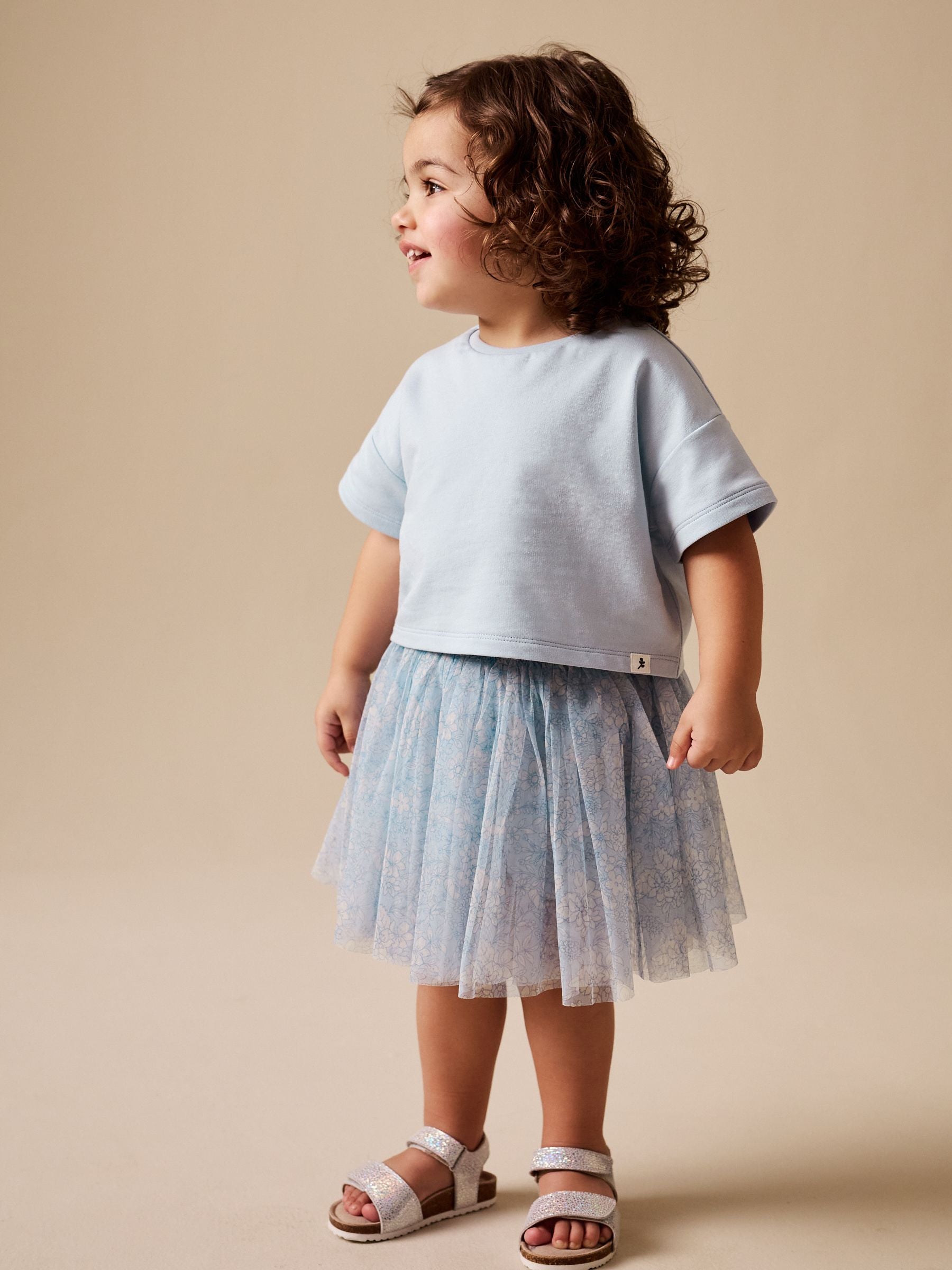 Blue Top and Tutu Skirt Set (3mths-7yrs) image 1