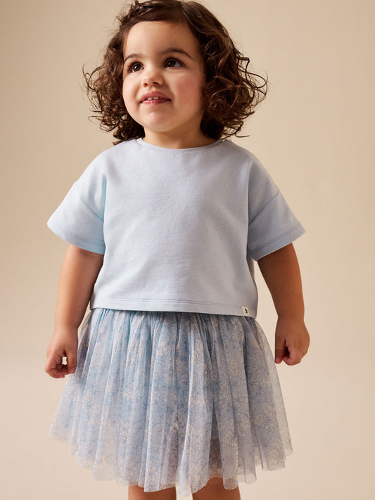 Blue Top and Tutu Skirt Set (3mths-7yrs) image 3