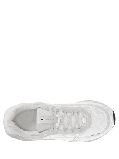Nike White/Silver Youth Stellar Ride Trainers image 3