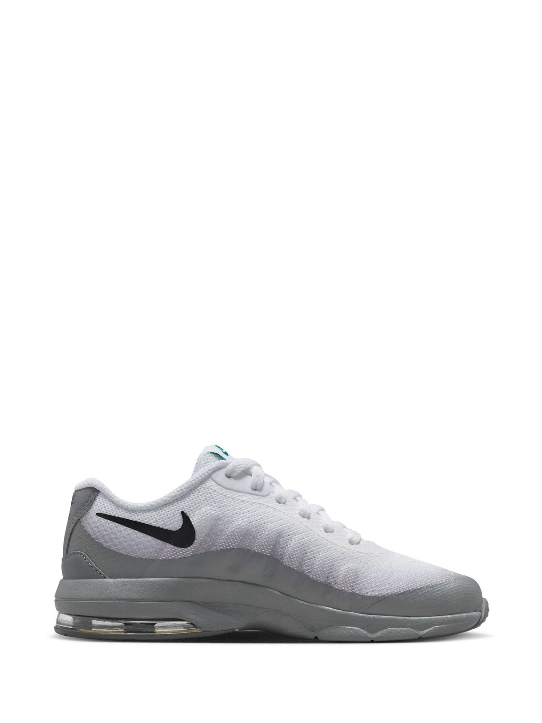Nike Grey/White Junior Air Max Invigor Trainers image 3