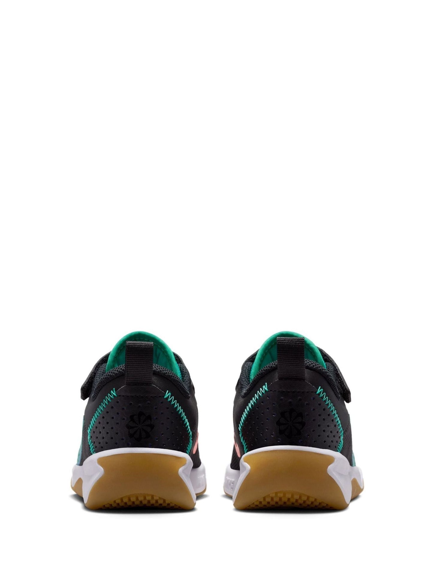 Nike Black/Green Junior Omni Court Trainers image 4