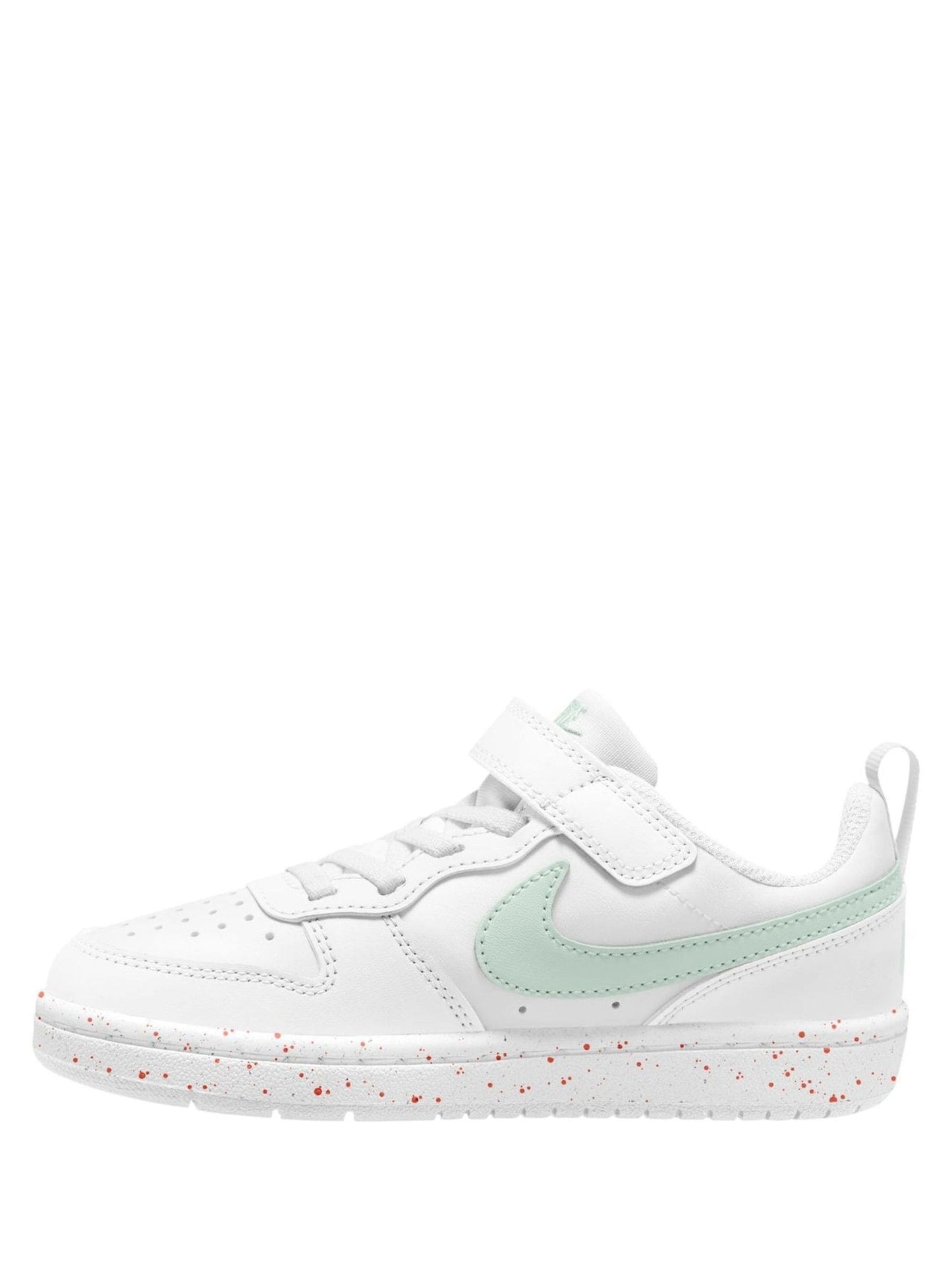 Nike White Green Junior Court Borough Low Recraft Trainers image 2