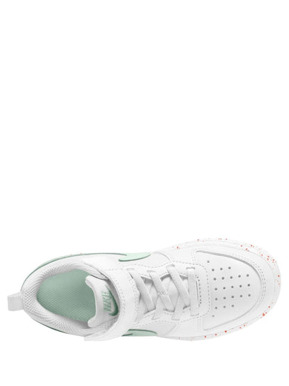Nike White Green Junior Court Borough Low Recraft Trainers image 3