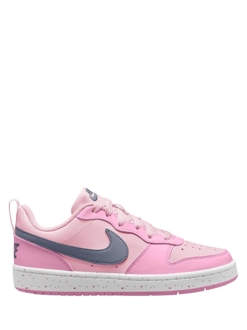 Nike Pink Foam Youth Court Borough Low Recraft Trainers image 1