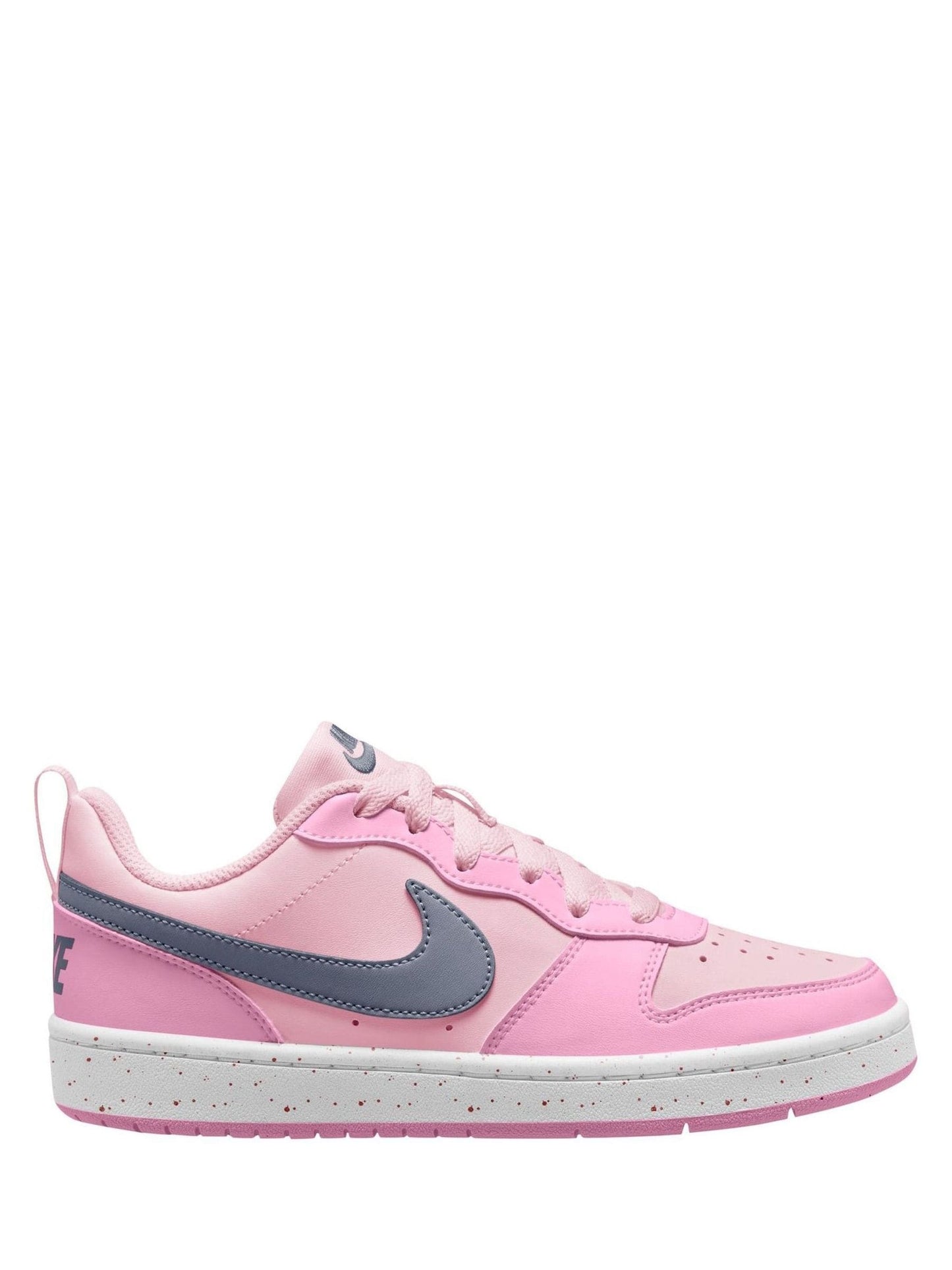 Nike Pink Foam Youth Court Borough Low Recraft Trainers image 1