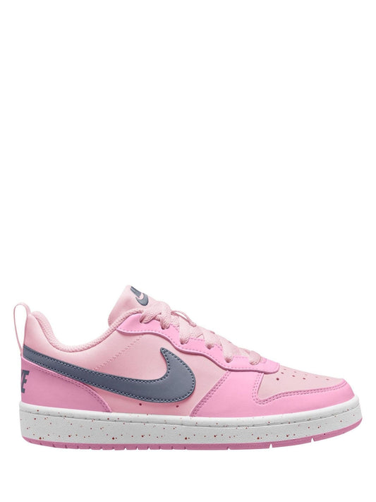Nike Pink Foam Youth Court Borough Low Recraft Trainers image 1