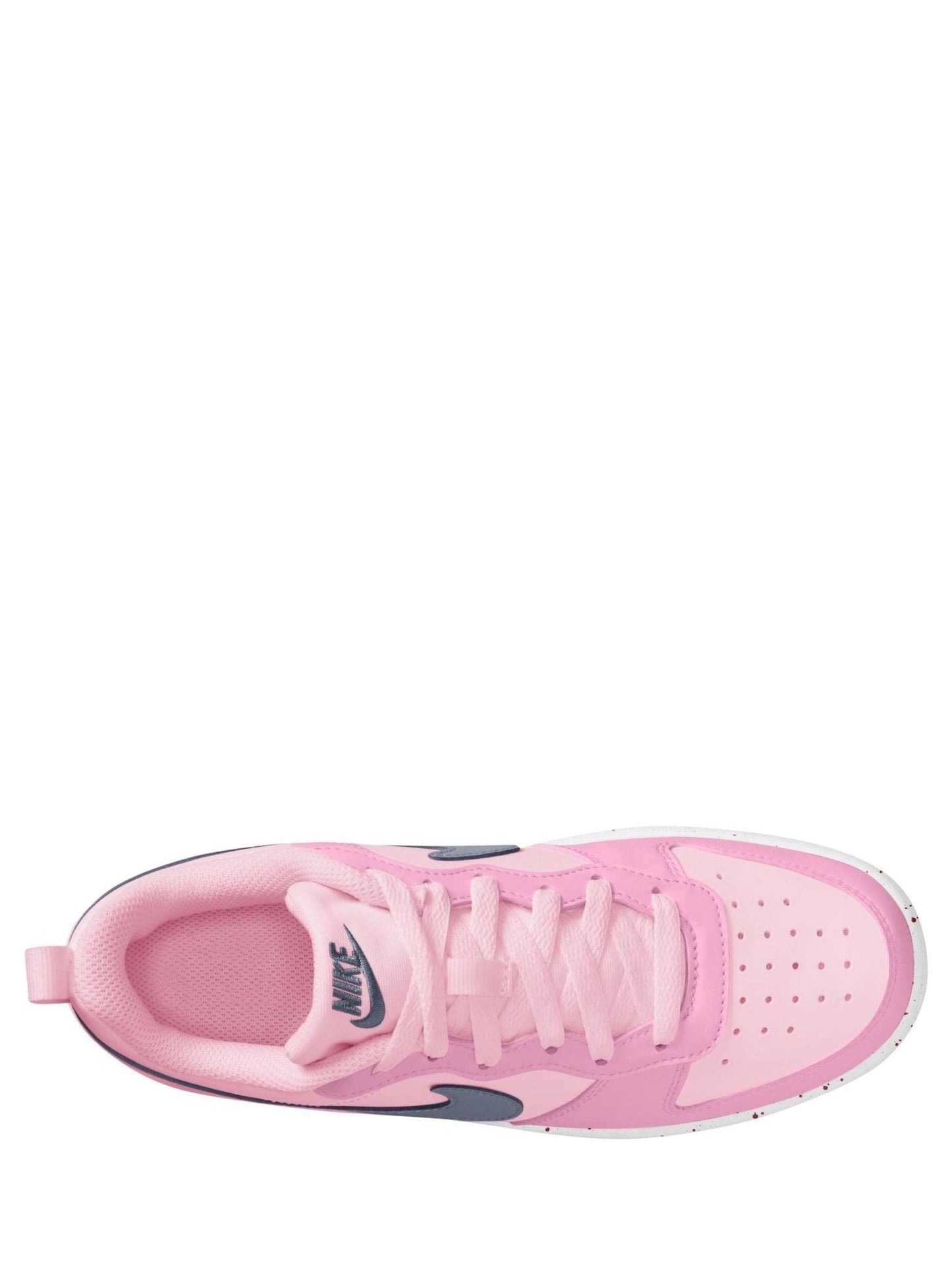 Nike Pink Foam Youth Court Borough Low Recraft Trainers image 3