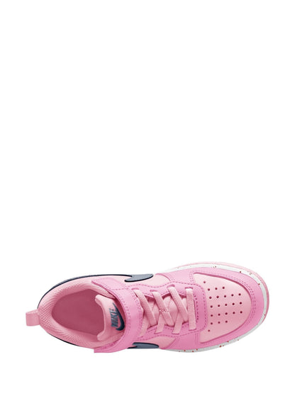 Nike Pink Foam Junior Court Borough Low Recraft Trainers image 3