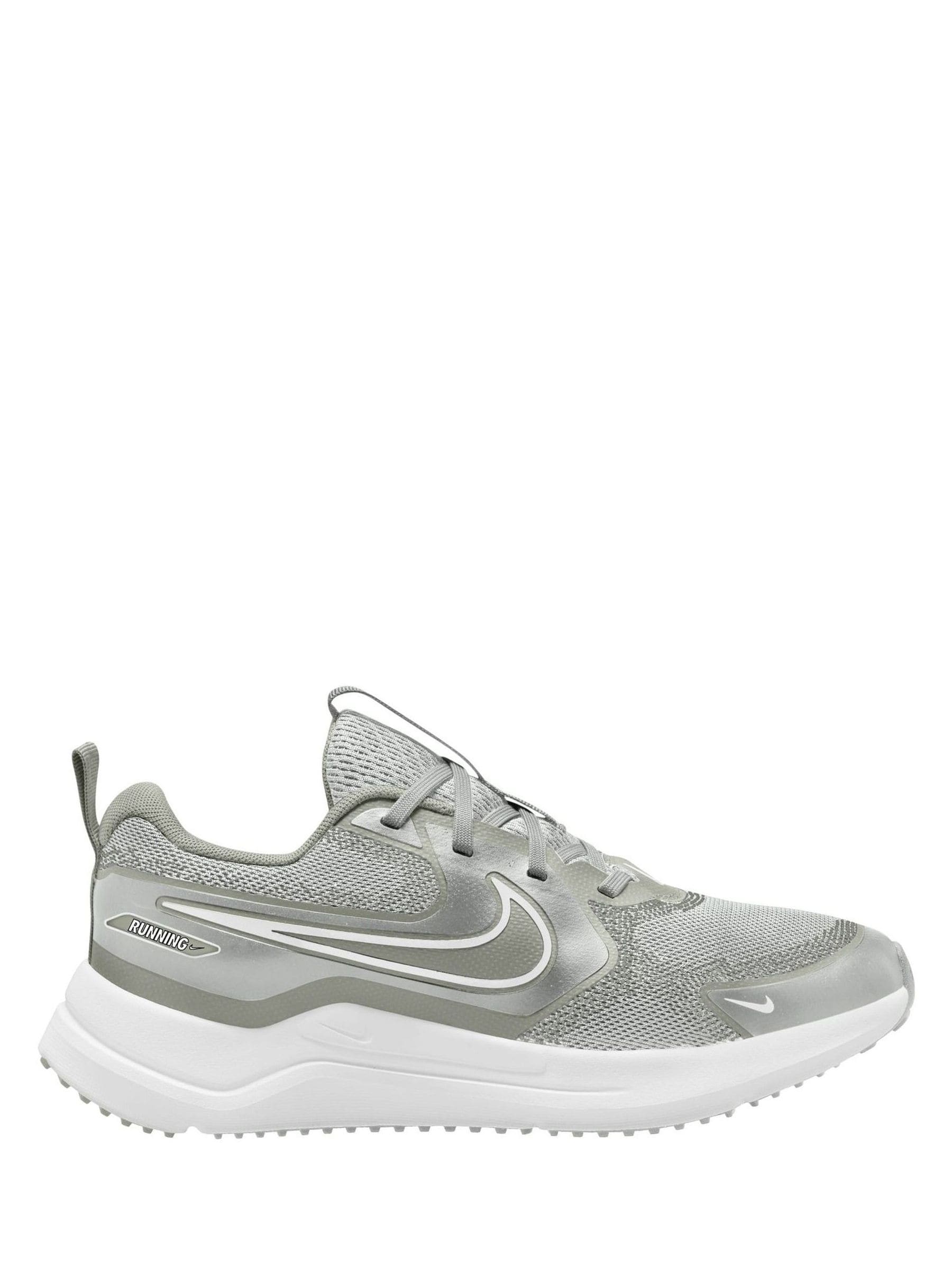 Nike Grey Green Youth Cosmic Running Trainers image 1