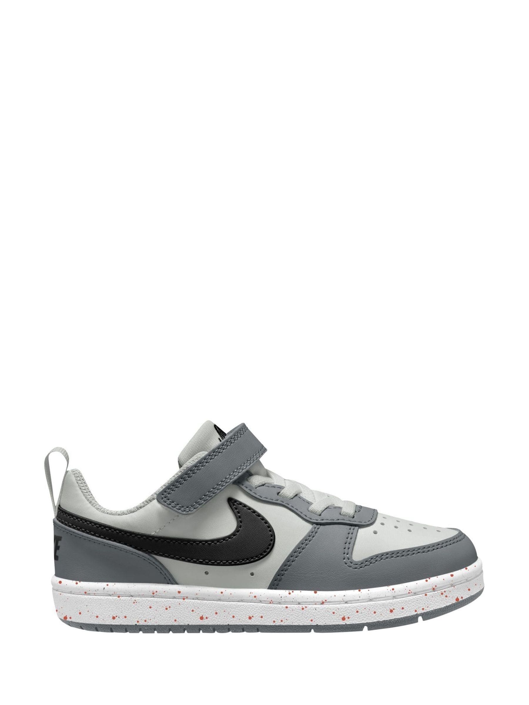 Nike Grey/White Junior Court Borough Low Recraft Trainers image 1