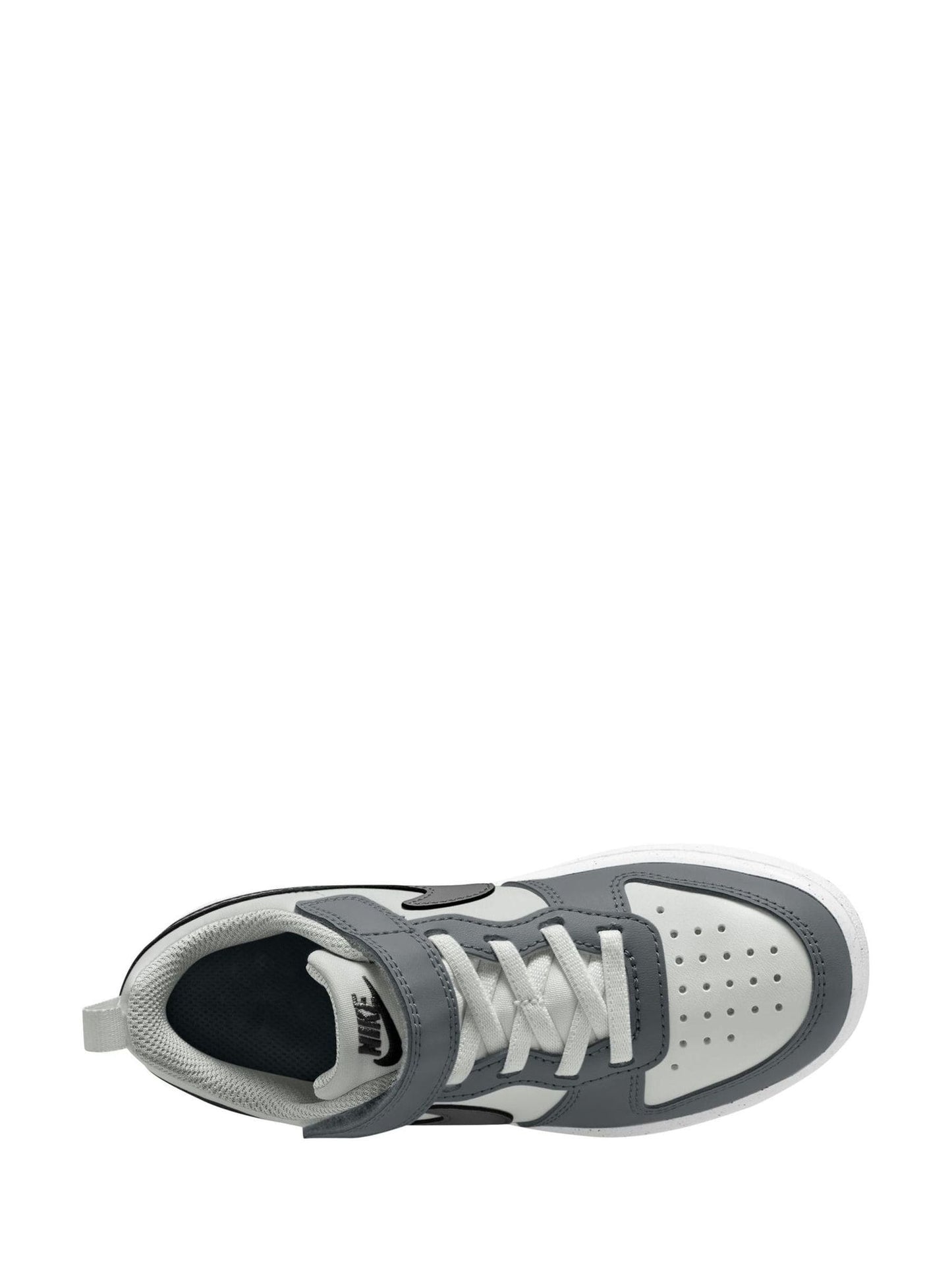Nike Grey/White Junior Court Borough Low Recraft Trainers image 3