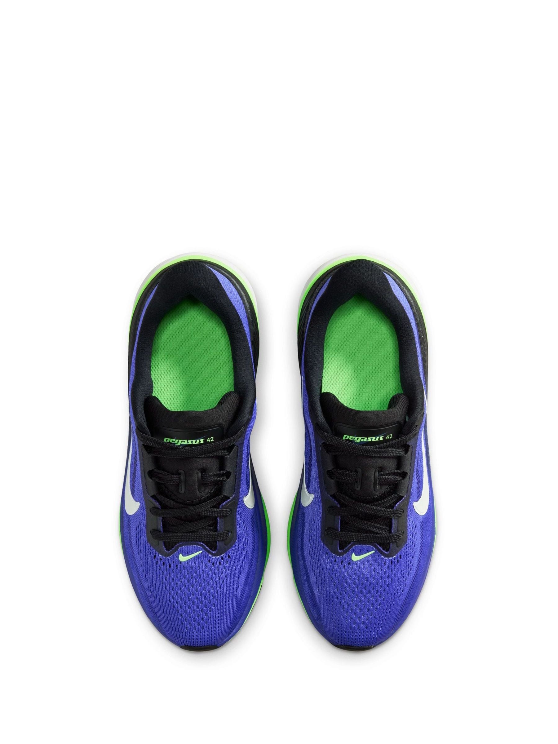 Nike Purple Pegasus 42 Road Running Trainers image 8