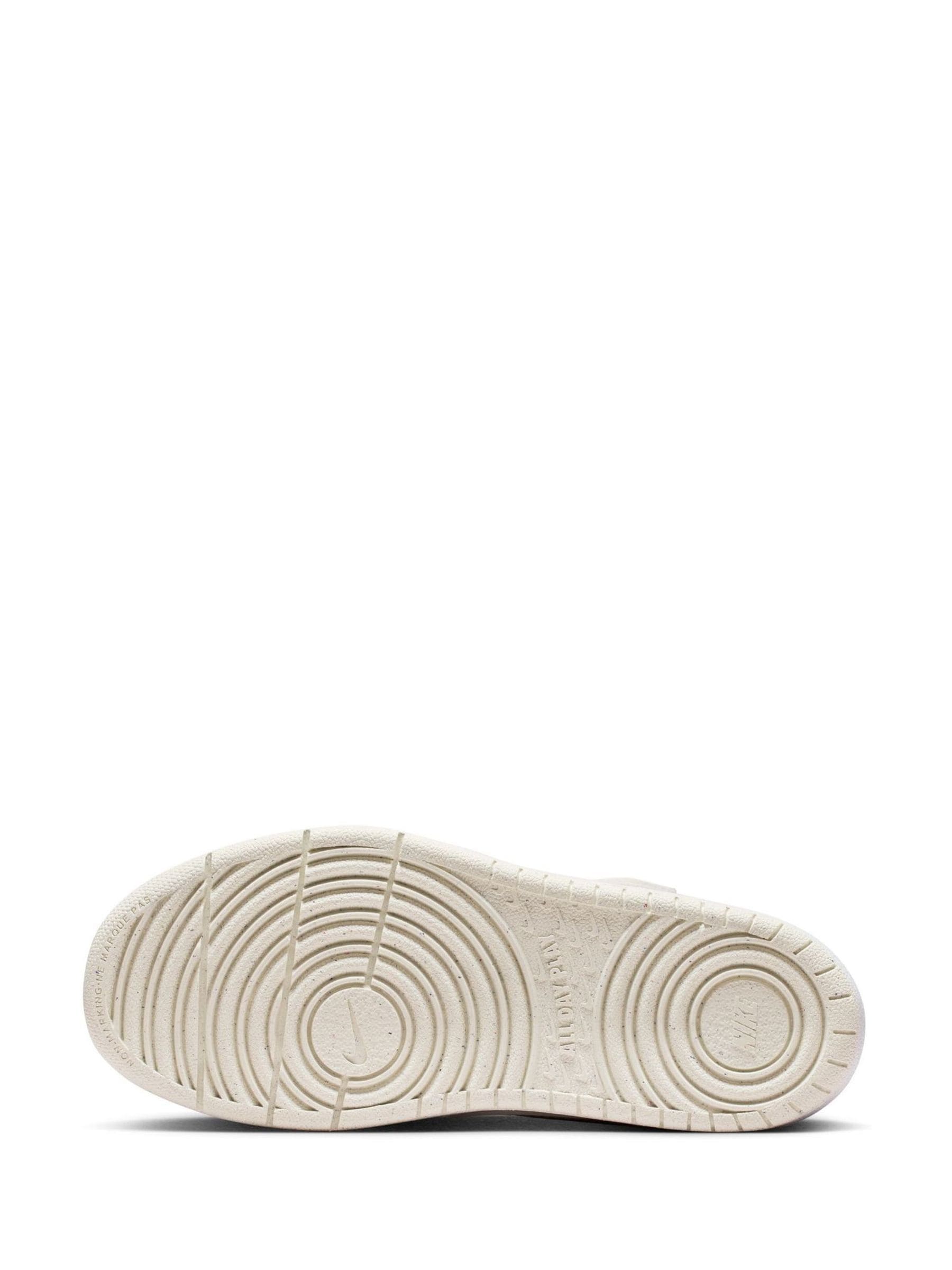 Nike White Junior Court Borough Low Trainers image 4