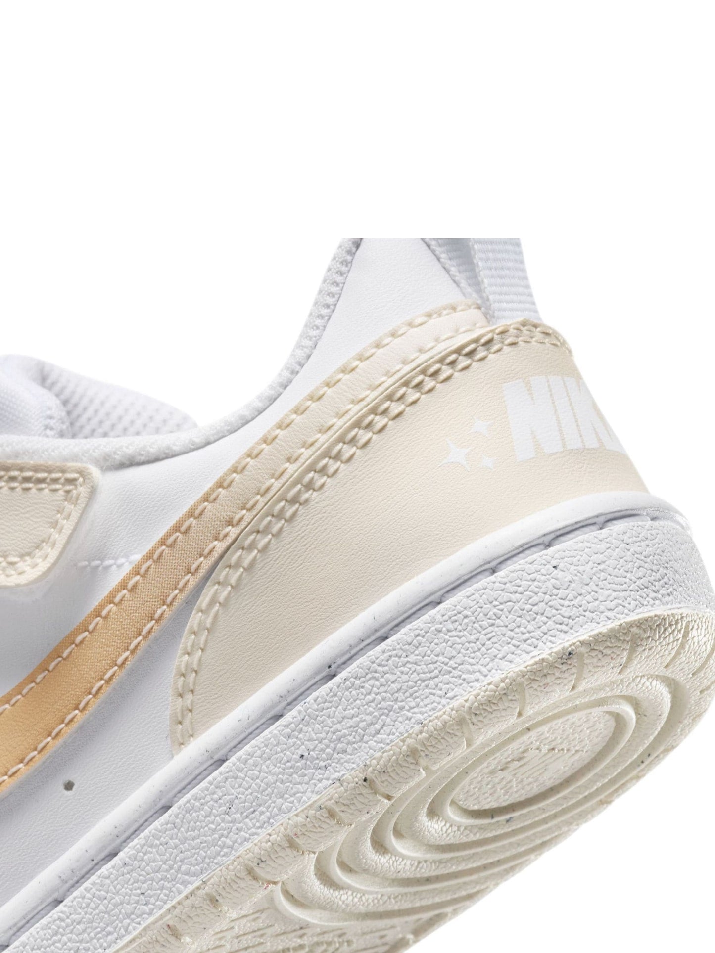 Nike White Junior Court Borough Low Trainers image 8