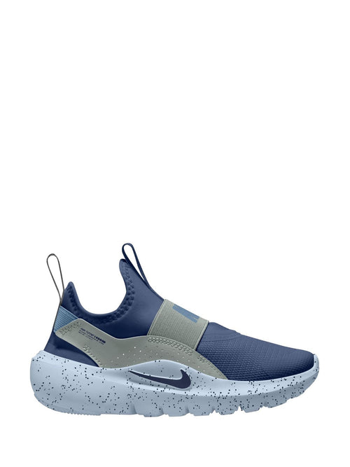 Nike Navy Blue and Green Junior Flex Runner 4 Trainers image 1