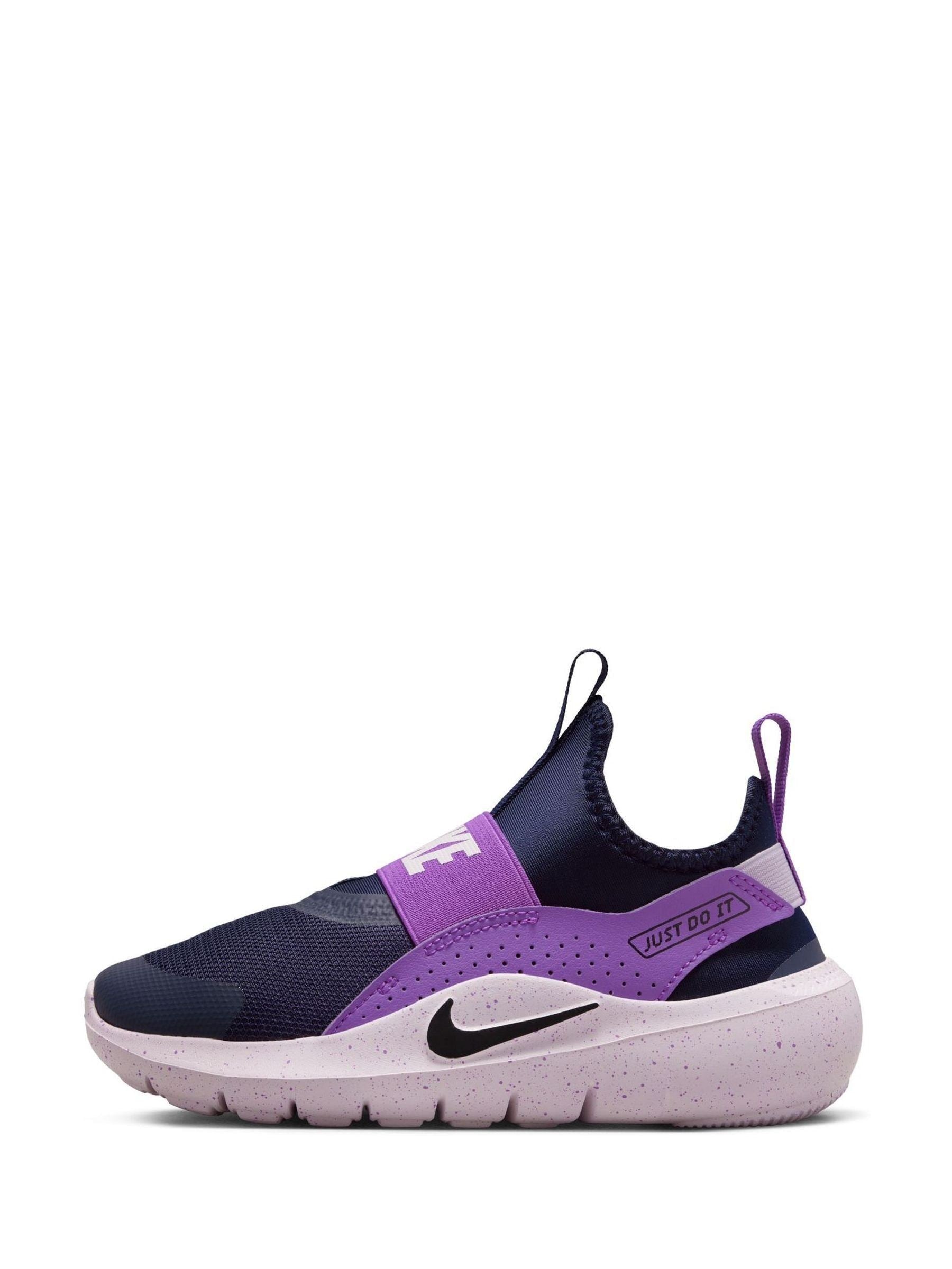 Nike Black/Purple Junior Flex Runner 4 Trainers image 5
