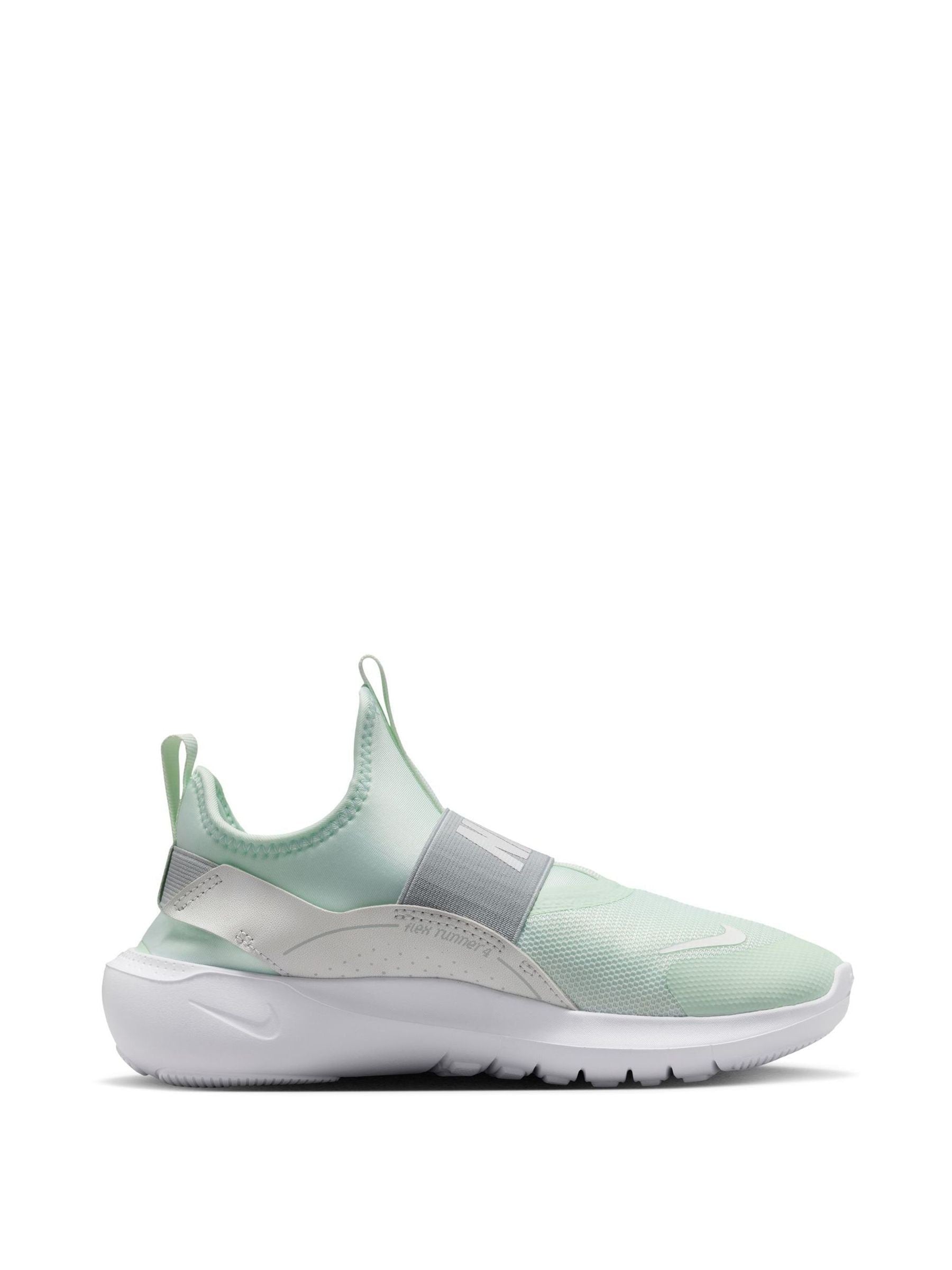 Nike Light Green Youth Flex Runner 4 Trainers image 3