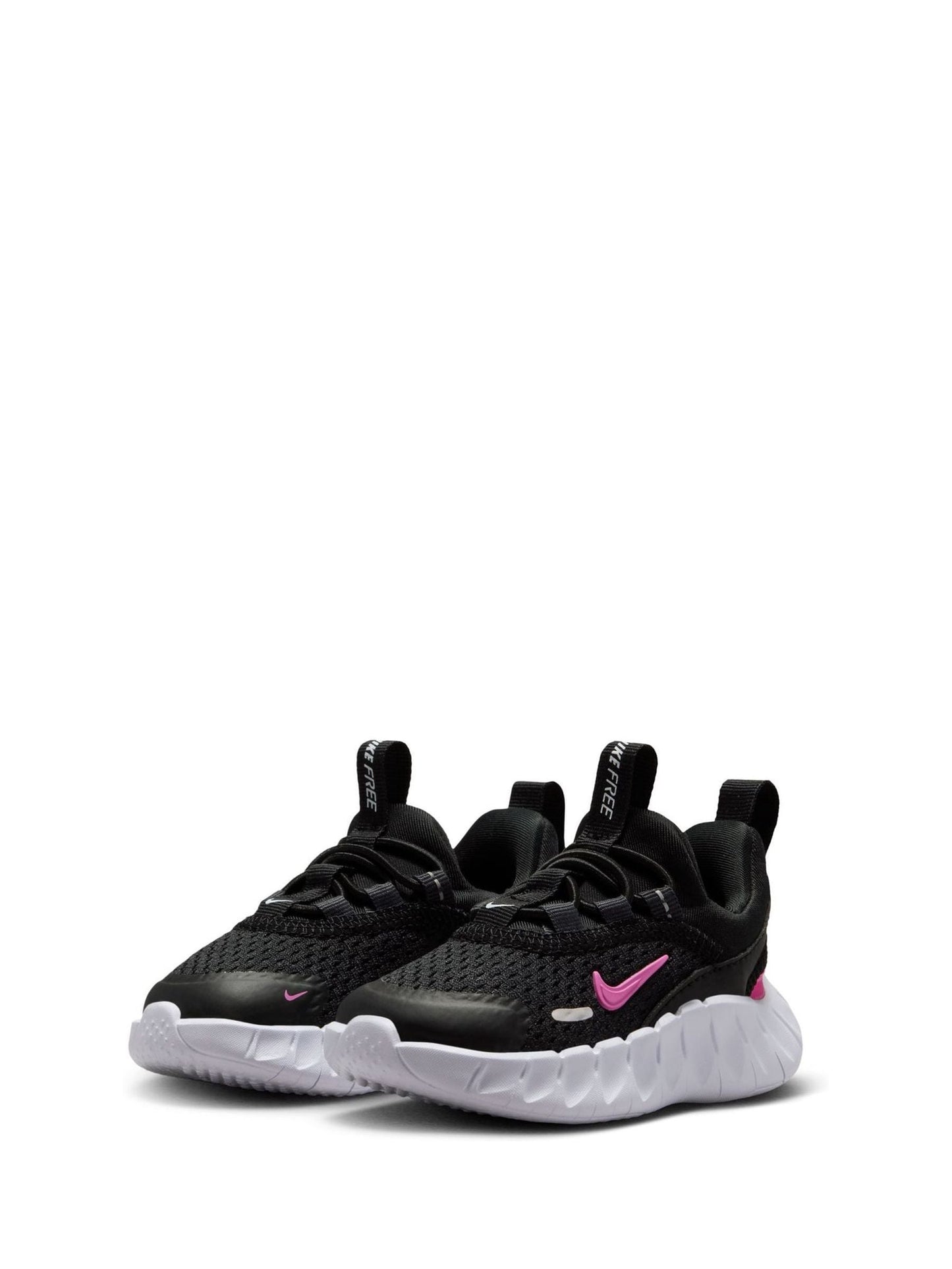 Nike Black/Pink Free Ride Baby/Toddler Trainers image 2