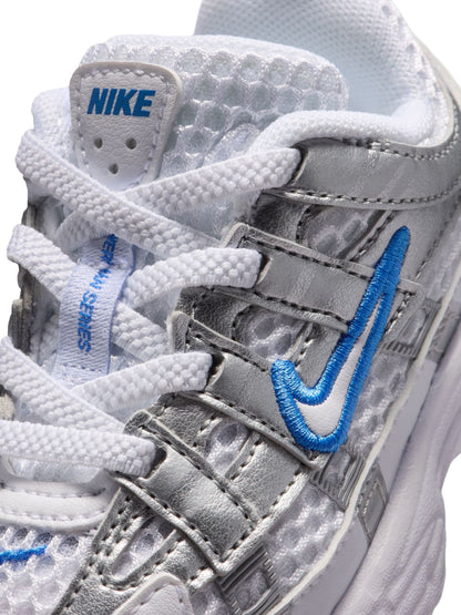 Nike White/Silver Blue Infant P-6000 Trainers image 6