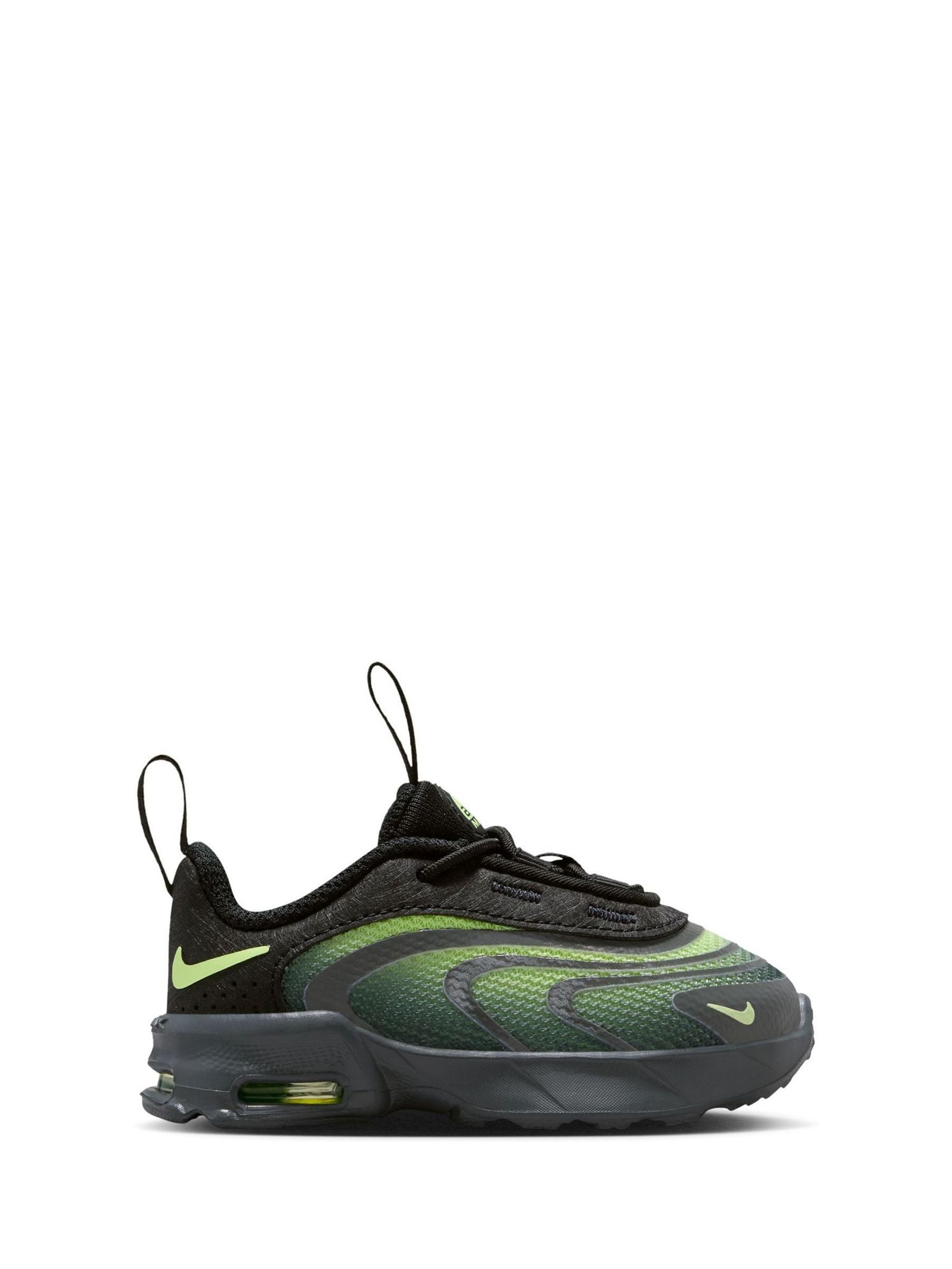 Nike Black Yellow Infant Air Max Fire Trainers image 1