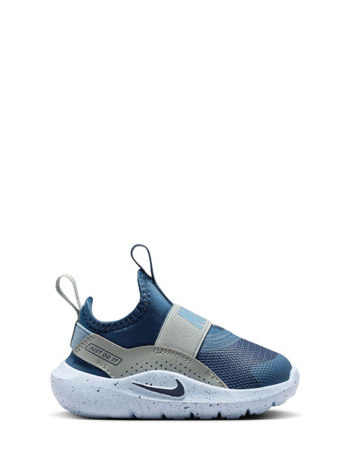 Nike Navy Blue and Green Infant Flex Runner 4 Trainers image 1