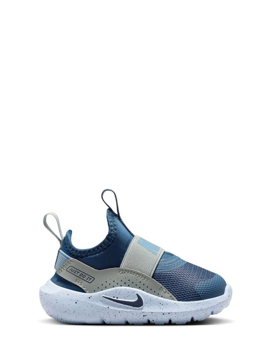 Nike Navy Blue and Green Infant Flex Runner 4 Trainers image 1