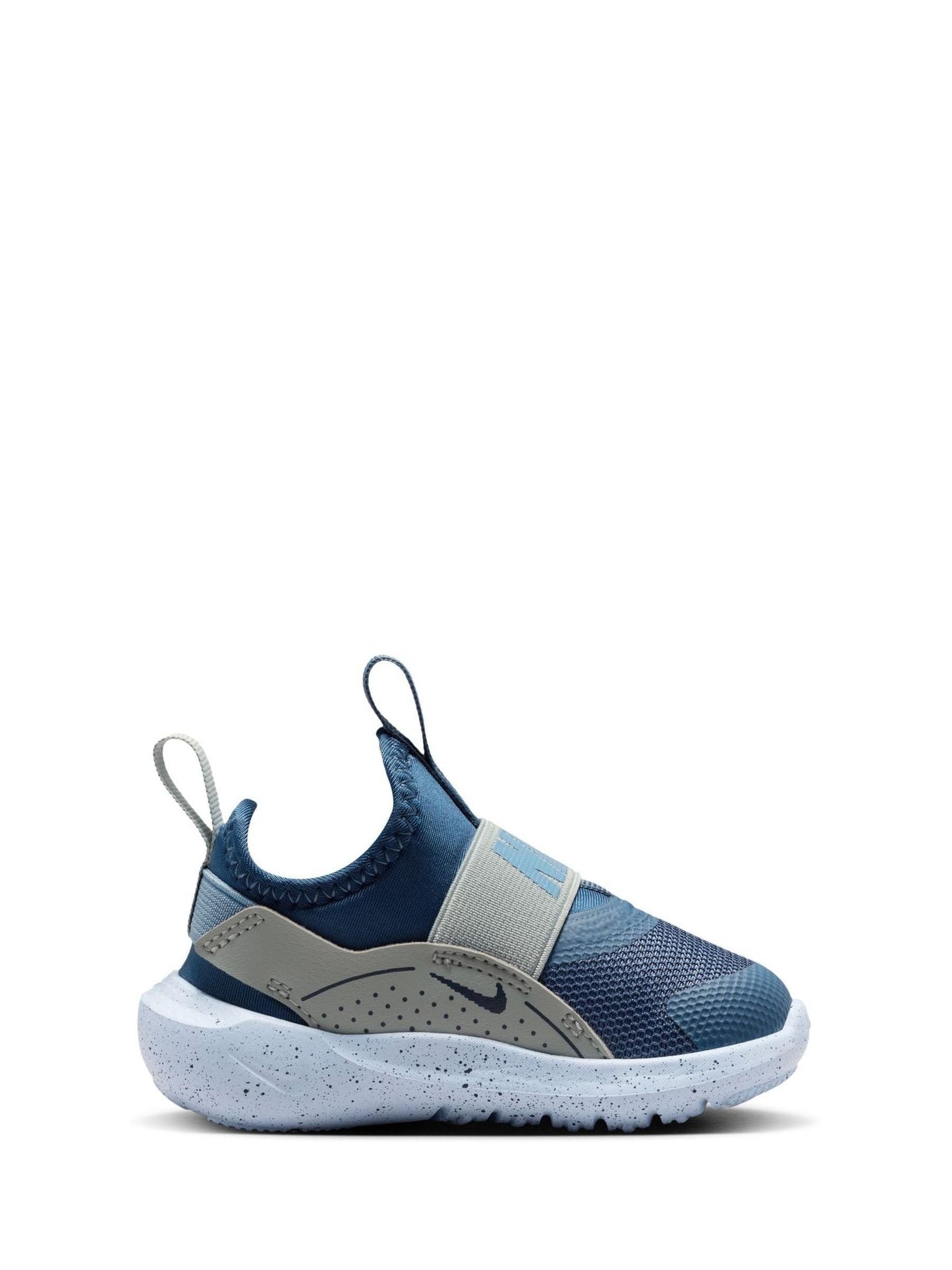 Nike Navy Blue and Green Infant Flex Runner 4 Trainers image 3