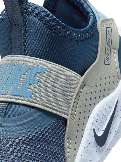 Nike Navy Blue and Green Infant Flex Runner 4 Trainers image 6