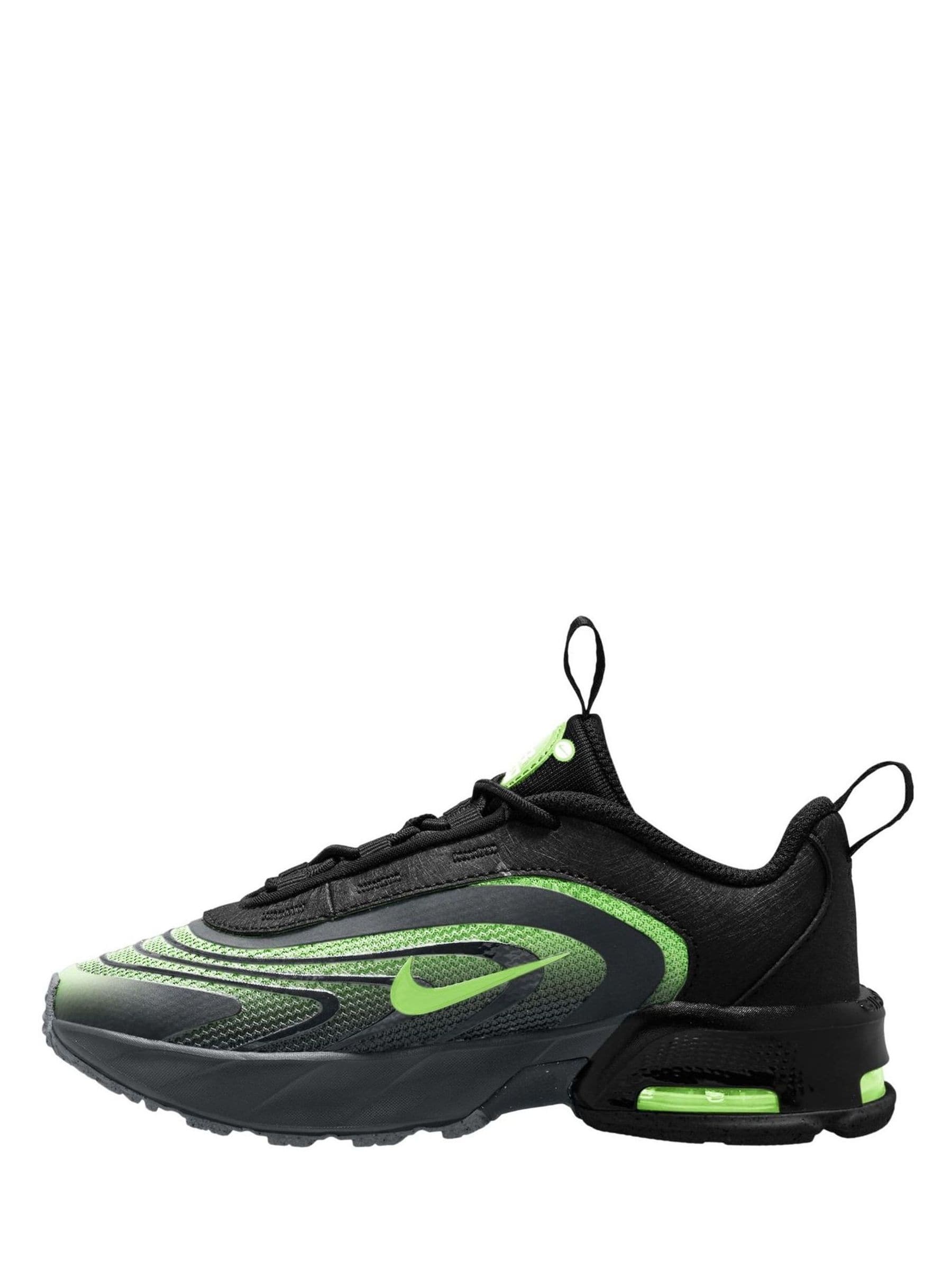 Nike Black Yellow Junior Air Max Fire Trainers image 2
