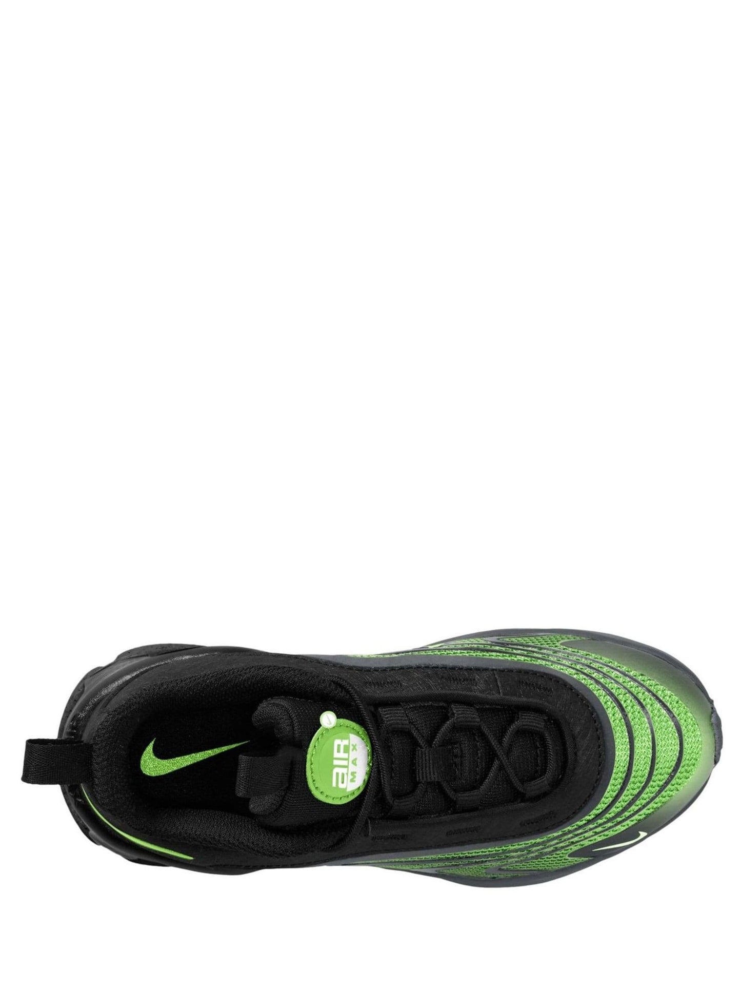 Nike Black Yellow Junior Air Max Fire Trainers image 3
