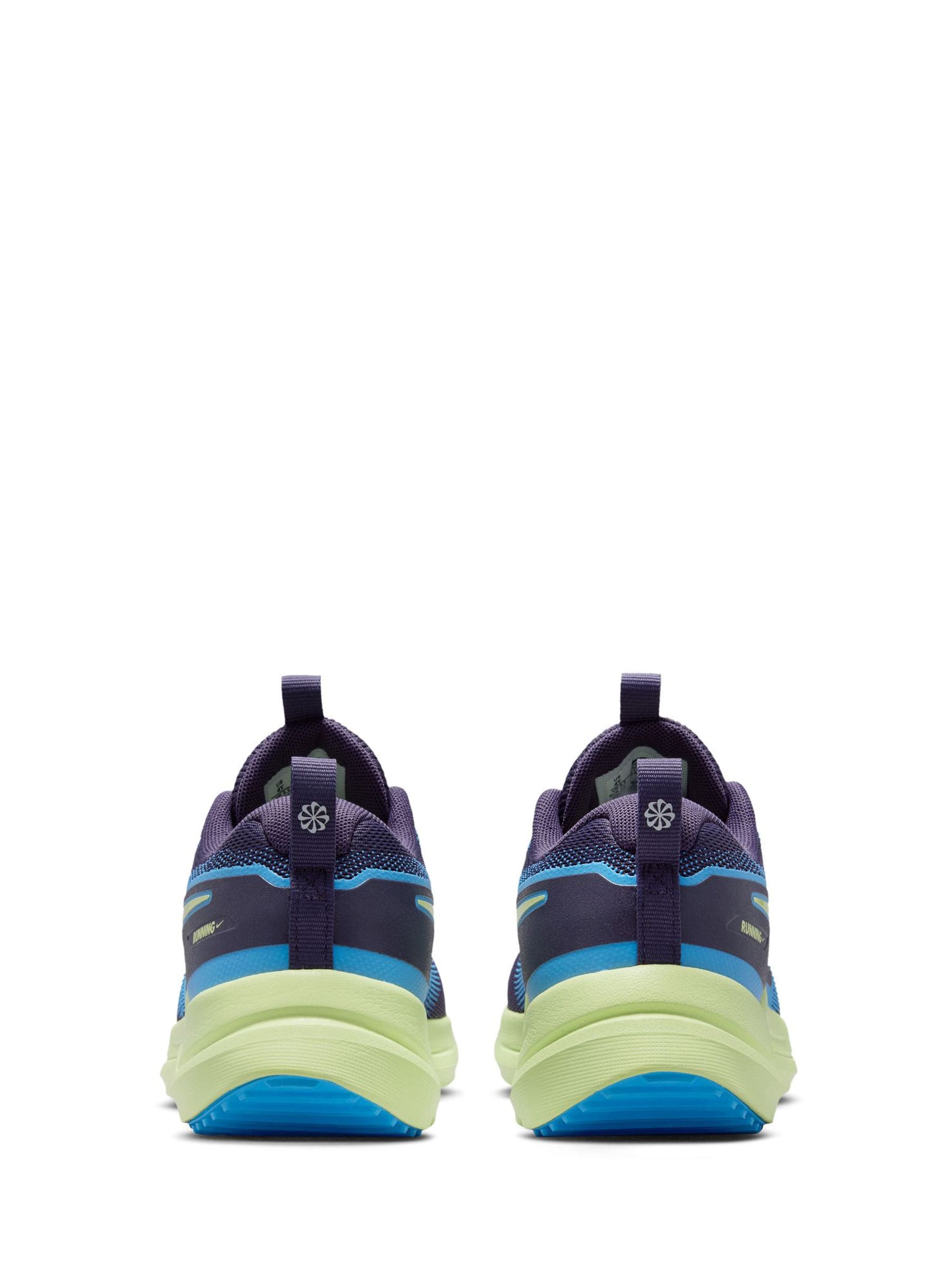 Nike Purple Blue Youth Cosmic Running Trainers image 6